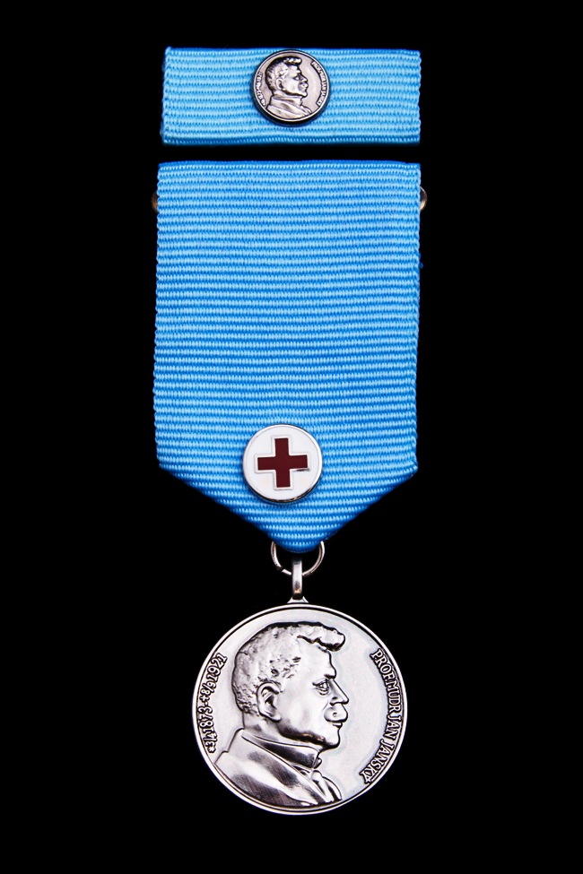 Stříbrná medaile Prof. MUDr. Jana Janského